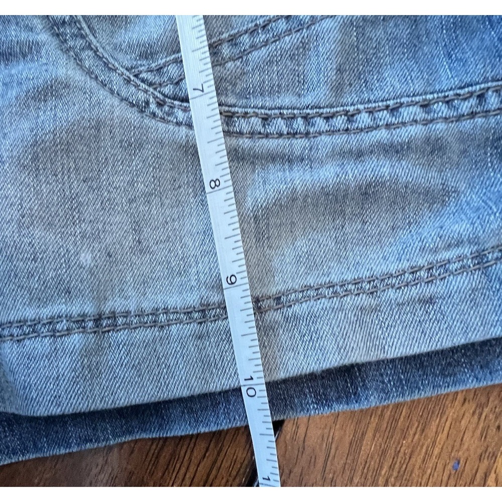 Vintage Y2K UnionBay Juniors Denim Cargo Shorts 3 Blue Juniors Retro Millennial - Picture 14 of 15